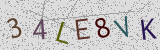 Défi visuel du captcha