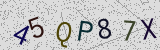 Défi visuel du captcha