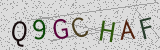 Défi visuel du captcha