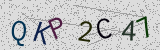 Défi visuel du captcha
