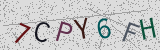 Défi visuel du captcha