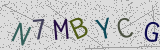 Défi visuel du captcha