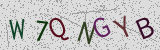 Défi visuel du captcha