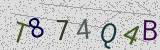 Défi visuel du captcha