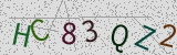 Défi visuel du captcha
