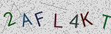 Défi visuel du captcha