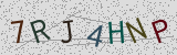 Défi visuel du captcha